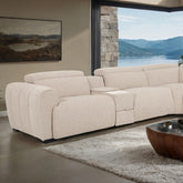 Thaddea Power Sectional Model Cm9935Wh-Sect-Pm By Furniture Of America